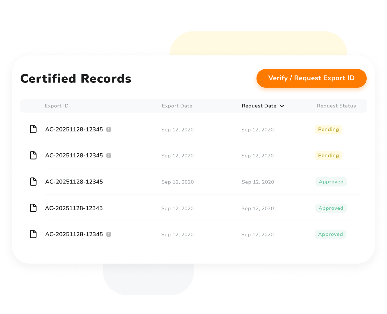 Access Certified Records